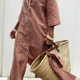 Anneloes™ | Elegantna karirana haljina