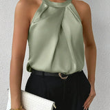 Miranda™ | Elegantna satin bluzica sa otvorenim ramenima