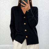 Lydia™ | Elegantan pulover sa dugmadi u obliku srca