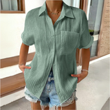 Anneke™ | Elegantna bluzica sa košuljastim kragnom