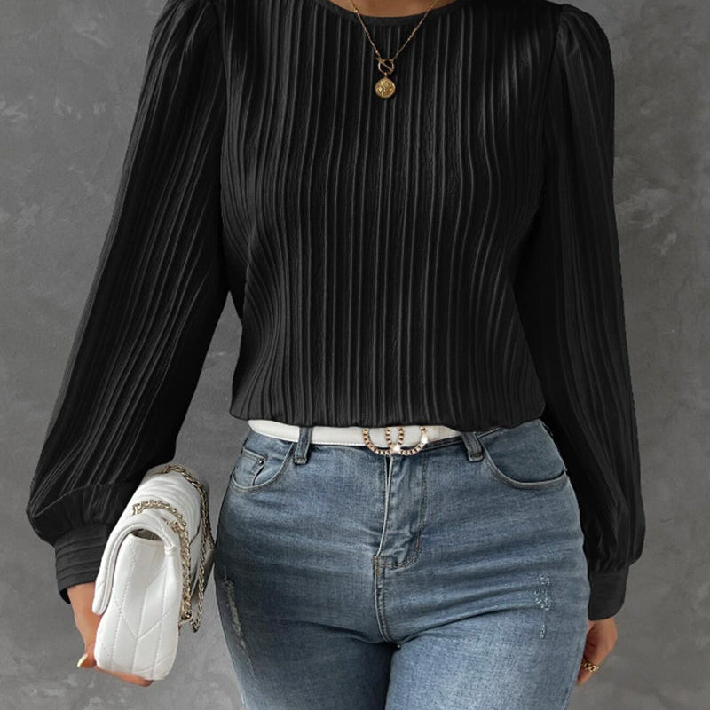 Bianca™ | Elegantna bluzica sa dugim lanternastim rukavima