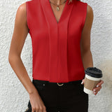 Annabel™ | Majica bez rukava sa V-izrezom