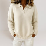 Olivia™ | Mekani pleteni pulover sa kragnom