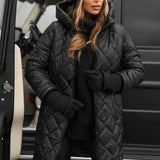 Amber | Elegantna jakna sa kapuljačom od perja