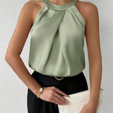 Miranda™ | Elegantna satin bluzica sa otvorenim ramenima