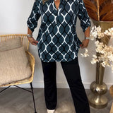 Janny™ | Ležerna bluza dugih rukava sa elegantnim uzorkom