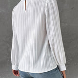 Bianca™ | Elegantna bluzica sa dugim lanternastim rukavima