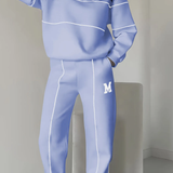 Janine - Opušteno dvodelno žensko odelo sa dugim rukavima