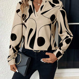 Margriet™ | Elegantna bluzа sa stajaćim kragnom