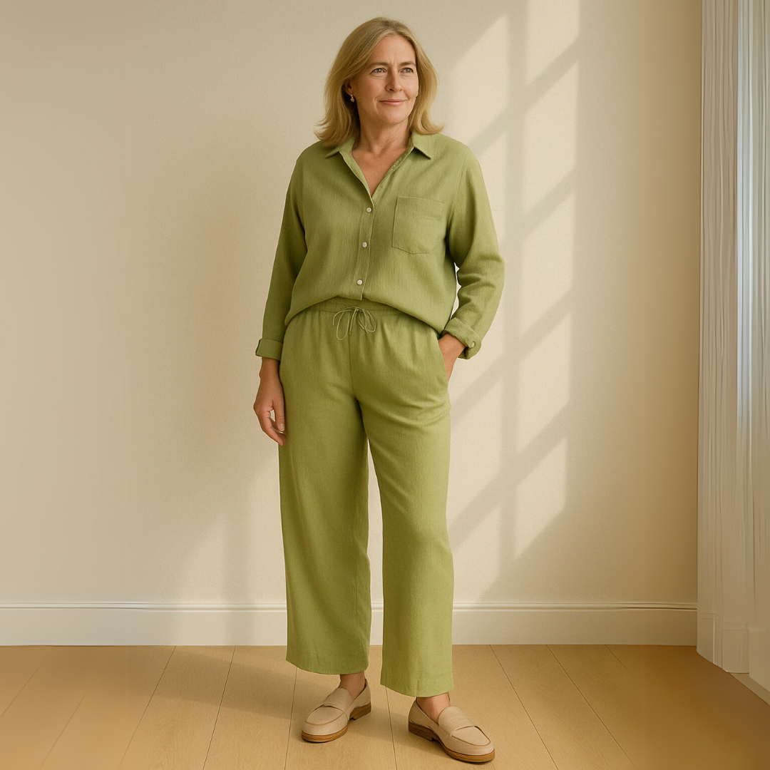 Yvonne™ | 2-delnog seta - Bluza i široke pantalone