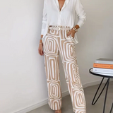 Kammay Stilizovani Set Pantalona – uključujući Bluzu i Kaiš