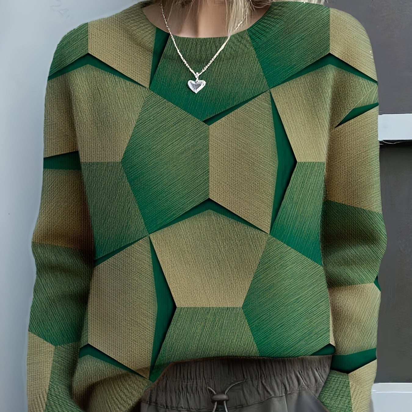 Lucia | Umetnička geometrijska dukserica