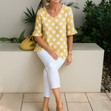 Nel™ | Elegantna bluzica sa tufnicama