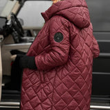 Amber | Elegantna jakna sa kapuljačom od perja