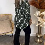 Janny™ | Ležerna bluza dugih rukava sa elegantnim uzorkom