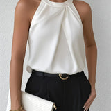 Miranda™ | Elegantna satin bluzica sa otvorenim ramenima