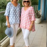 Nel™ | Elegantna bluzica sa tufnicama