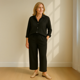 Yvonne™ | 2-delni set - Bluza i široke pantalone