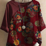 Katarina™ | Labava bluzica sa cvetnim uzorkom