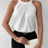 Miranda™ | Elegantna satin bluzica sa otvorenim ramenima