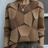 Lucia | Umetnička geometrijska dukserica