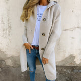 Paula™ | Elegantna dugačka džemper jakna