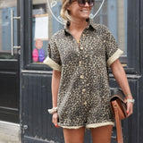 Olga™ | Košulja haljina sa leopard printom