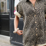 Olga™ | Košulja haljina sa leopard printom