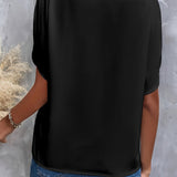 Mieke™ | Jednostavna bluzica sa V-izrezom