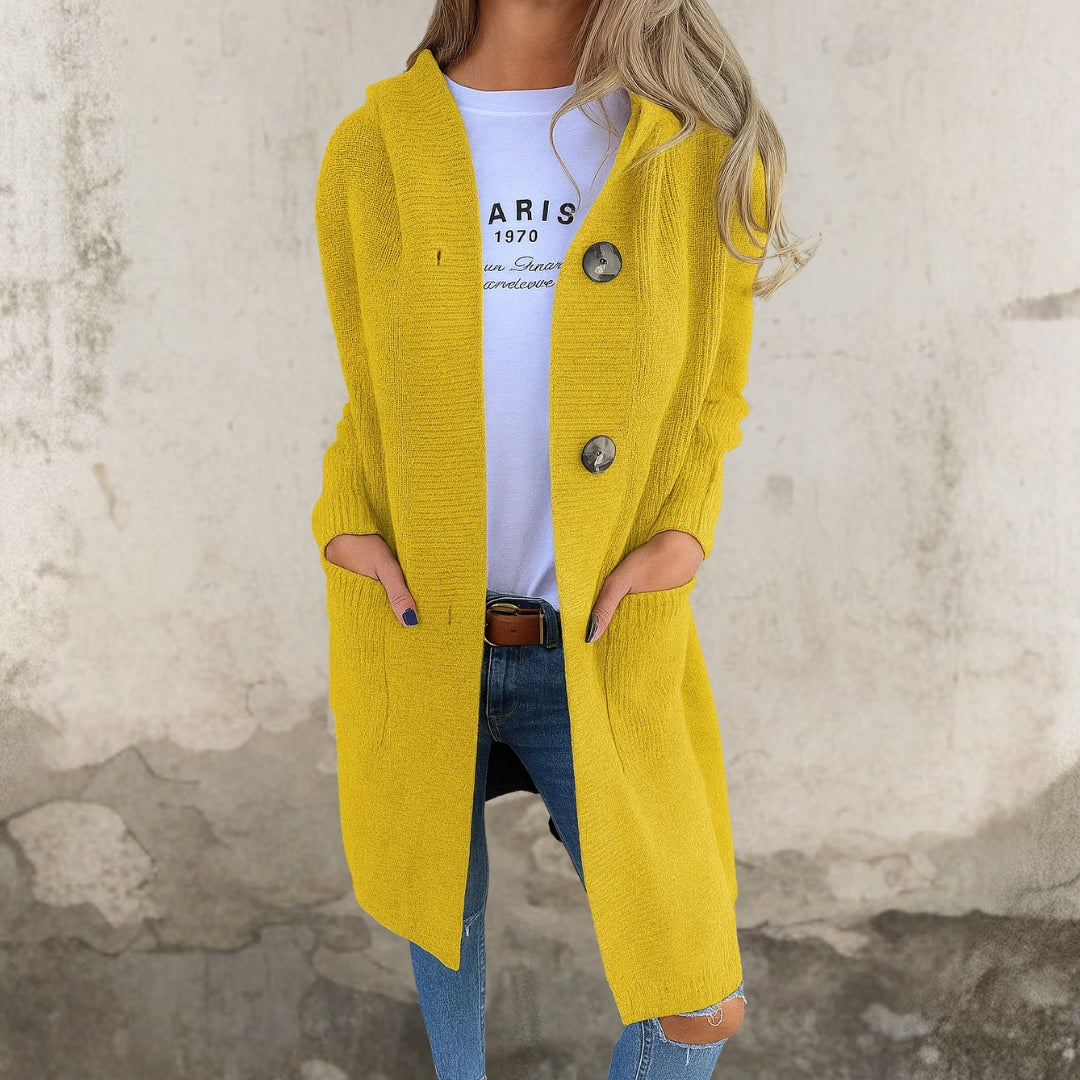 Paula™ | Elegantna dugačka džemper jakna