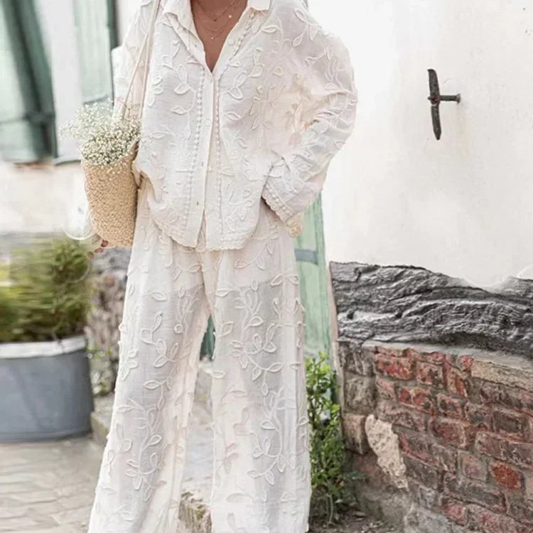 Elegantan set pantalona sa dugim rukavima