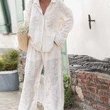 Elegantni set pantalona sa dugim rukavima