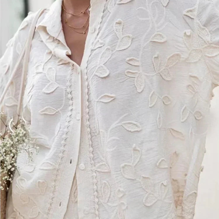 Elegantan set pantalona sa dugim rukavima