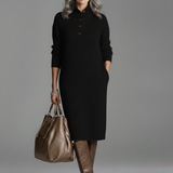 Britt | Šik rebrasta midi haljina