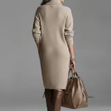 Britt | Šik rebrasta midi haljina