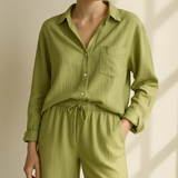 Yvonne™ | 2-delni set - Bluza i široke pantalone