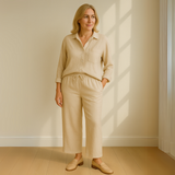 Yvonne™ | 2-delni set - Bluza i široke pantalone