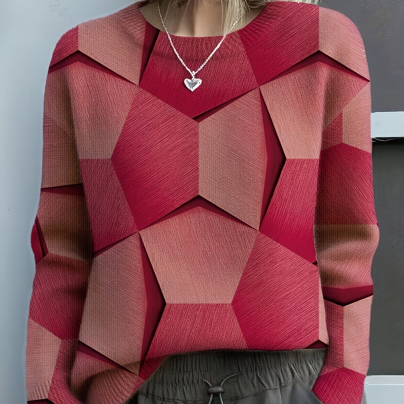 Lucia | Umetnička geometrijska dukserica