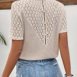 Marleen™ | Elegantna bluzica sa čipkastim rukavima i V-izrezom