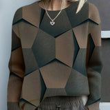 Lucia | Umetnička geometrijska dukserica