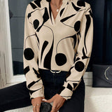 Margriet™ | Elegantna bluzа sa stajaćim kragnom