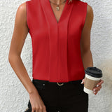 Annabel™ | Majica bez rukava sa V-izrezom