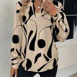 Margriet™ | Elegantna bluzа sa stajaćim kragnom