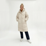 Belinda | Klasična duga puffer jakna sa kapuljačom
