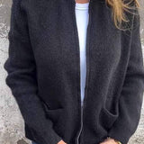 Regina - Udoban džemper sa rajsferšlusom