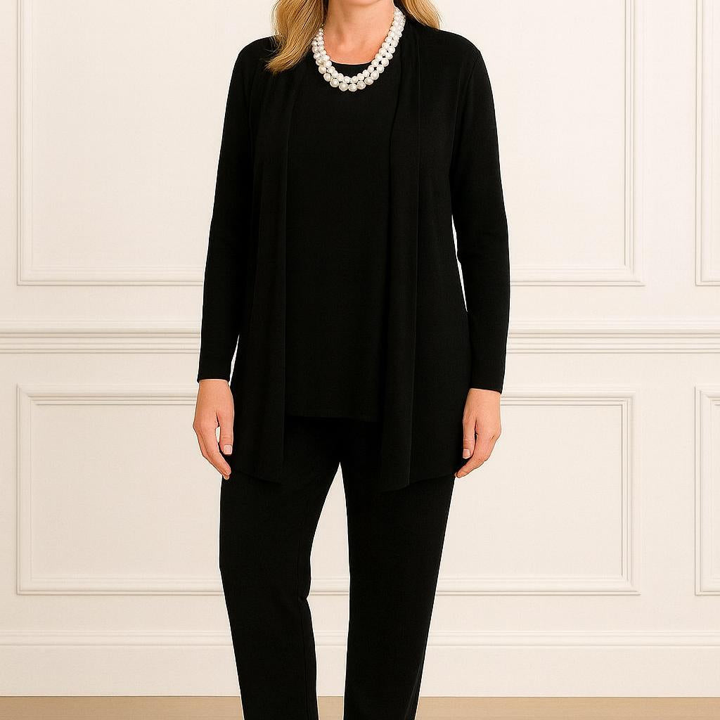 Rosy | Set: kardigan, top i pantalone