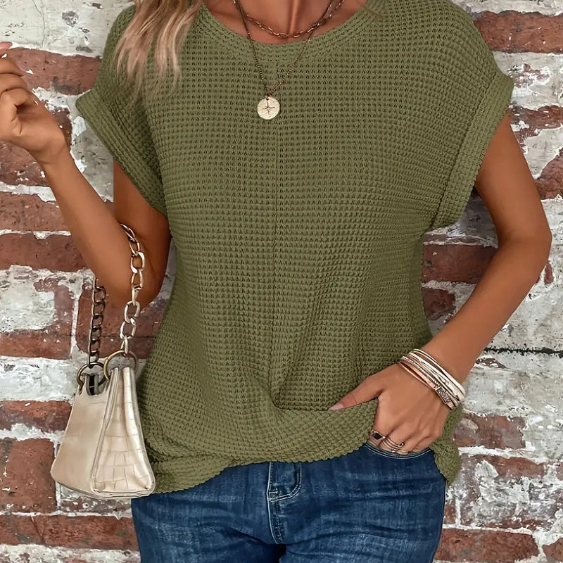 Ellis™ | Elegantna bluzica sa okruglim izrezom