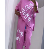 Ležerna majica i pantalone kao komplet za dame