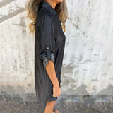 Moniek™ | Udobna teksas haljina